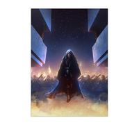 Displate Star Wars Metal Poster Cadeau Star Wars Deco Montage Magnétique - The Dark Side - Epic Battles - Poster de l'ordre Anakin's 32 x 45 cm