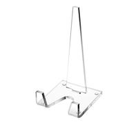 Display Acrylic Plate Stands, Plate Easel, 3.94x3.94x7.87 Inches Clear Painting Rack, Space-Saving Frame Holder, Non-Slip Photo Shelf, Ideal for Desk Countertop Table Card Book Sign Use