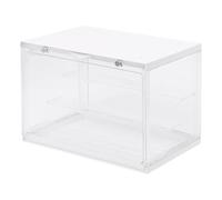 Display Box - Clear Acrylic Dustproof Figurine Cabinet, Stackable Protective Showcase Organizer, Magnetic Opening Storage Case | Scratchproof Collectibles Display Shelf, Home Interior Styling