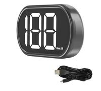 Display Heads Up Car - Compteur de vitesse Mini HUD ABS+PC de 3,2 pouces | Affichage intelligent pour véhicules, tachymètre portable pour voiture, SUV, camping-car, camion électronique, sécurité de