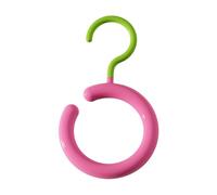 Display Hooks - Round Hanger Organizer, Rotatable Multi Functional Rack with Strong Hanging Slots for Scarves Belts Ties Entryway Storage Laundry Area Bathroom Kitchen Shower and Closet Organization