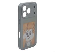 Display Phone Coque compatible avec Pro Max avec mise en miroir NFC et personnalisation d'image de galerie (17 Pro Gray)