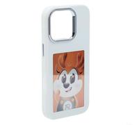 Display Phone Coque compatible avec Pro Max avec mise en miroir NFC et personnalisation d'image galerie (16 Pro blanc)