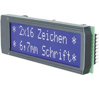 DISPLAY VISIONS Écran LCD blanc bleu (l x H x P) 75 x 26.8 x 10.8 mm EADIP162-DN3LW