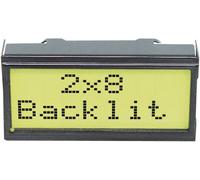 DISPLAY VISIONS Écran LCD noir jaune-vert (l x H x P) 40 x 20 x 10.8 mm EADIPS082-HNLED