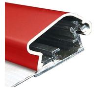 DisplayLager Cadre encliquetable avec profil plat en aluminium de 32 mm, rouge - A2