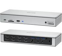 Displaylink Station D'Accueil 19-En-1 Usb-C/A Pour Mac M1/M2 Et Pc Portables Windows, 4 Écrans 5K/4K@60Hz, 4 Hdmi + 4 Dp, Lan 2.5G, 180W, 10Gbps