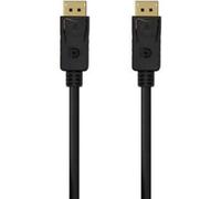 DisplayPort 1.2 4K Aisens A124-0549/ DisplayPort Male - DisplayPort Male/ Jusqu'à 5W/ 2300Mbps/ 1.5m/ Noir