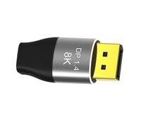 Displayport Adaptateur MiniDP vers DisplayPort 1.4 pour sortie vidéo haute résolution 8K @ 60 Hz 4K @ 144 Hz