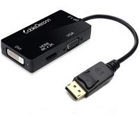 Displayport M0401-4K Adaptateur Pour Câble 1.2 Hdmi/Dvi/Vga[CAB4191259] - Câbles et Connectique