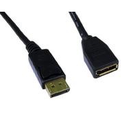 DisplayPort Mâle vers Femelle Digital Moniteur d'extension Rallonge câble Plaqués Or 2 m [2 mètre/2m]