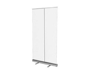 Displaysign Roll Up Bannière Transparent 85x200 cm, Séparateur Protection Bureau Anti-Contamination Contre microbes, Paravent