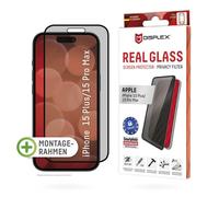 DISPLEX 01845 #####Displayschutzglas mit Blickschutz Apple iPhone 15 Plus,
