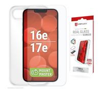 Displex Coque en verre véritable pour Apple iPhone 16e/17e