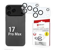 Displex Displex CamGlass All-In-One Protection d'objectif de caméra pour iPhone 17 Pro Max Transparent