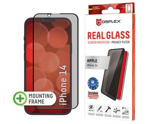 Displex Displex Protection d'écran en verre trempé Privacy iPhone 13 / 13 Pro / 14 Transparent