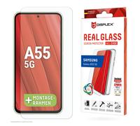 Displex Displex Protection d'écran en verre trempé Real Glass + Case pour Samsung Galaxy A55 Transparent Transparent