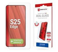 Displex Displex Protection d'écran en verre trempé Real Glass pour Samsung Galaxy S25 Edge Transparent