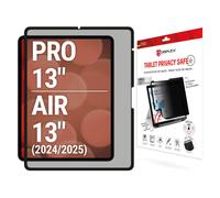 Displex Displex Protection d'écran Privacy en verre trempé pour iPad Pro 13 (2025) M5 / (2024) M4 / Air 13 pouces (2026) M4 / (2025) M3 / (2024) M2 Transparent