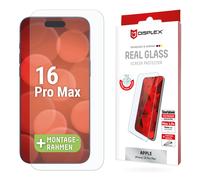 Displex Displex Screenprotector Real Glass voor de iPhone 16 Pro Max Transparent