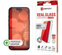 DISPLEX Real Glass + étui Set iPhone 15 Pro Max