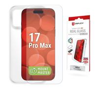Displex Real Glass Tempered Glass Screen Protector + Case for Apple iPhone 17 Pr