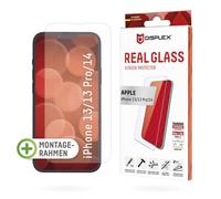 DISPLEX Real Glass Verre de protection d'écran Apple iPhone 13, iPhone 13 Pro,