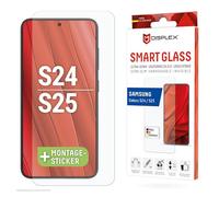 Displex Smart Glass (9H) für Samsung Galaxy S24 Montagesticker, unzerbrechlich, Ultra-dünn, unsichtbar