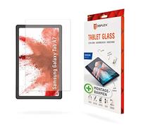Displex Tablette en verre pour Samsung Galaxy Tab A8, film de protection rigide 9H, cadre de montage en L, incassable, ultra fin, invisible