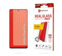 Displex Verre blindé (10H) + coque de protection pour Google Pixel 8 Pro, cadre de montage écologique, étui, verre trempé, film de protection anti-rayures