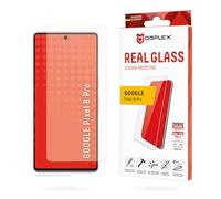 Displex Verre de protection 2D/transparent (10H) pour Google Pixel 8 Pro, en verre trempé, anti-rayures, compatible avec les coques