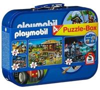 Dispo Simcha.fr 4001504555993 Schmidt Playmobil Puzzle-Box 4 puzzles coffret