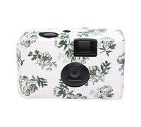 Disposable Film Camera Cute Flower Print Point and Shoot Cameras Nostalgic Boyfriend Girlfriend Graduation Gift Manual Film Camera