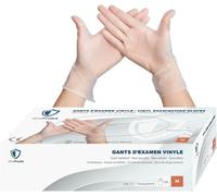 Disposable Vinyl Gloves-Box Of 100 Medium Disposable Gloves,Powder-Free,Latex Free,Multi-Purpose & Heavy Duty-Chemical Protection