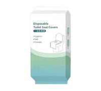 Disposablee Toilet Seat Protectors - Pack of 10 Oversized Sheets 16x24 Inch, Travel Restroom Covers for Airplane, Road Trip, Camping, Public Bathrooms, Adults, Kids | |lic Bathrooms, Adults, Kids |