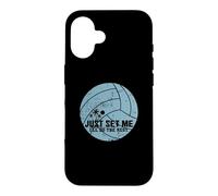 Dispose-Moi Juste, Je Ferai Le Reste, Beach-Volley Coque pour iPhone 16