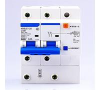 Dispositif à courant résiduel AC230/400V NXBLE-125 2P C 63 80 100 125A, Protection contre les surcharges, Protection contre les fuites à la terre, 1 pièce Interrupteur automatique (Color : 80A, Size