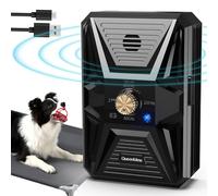 Dispositif anti-aboiement, 3 niveaux de contrôle des aboiements de chien, portée de 9 m, système de dissuasion automatique des aboiements pour chien, boîte à recharge pour chiot, chiens de petite