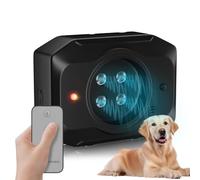 Dispositif anti-aboiement amélioré pour chiens avec télécommande - Portée de 15,6 m - 3 modes - Dispositifs anti-aboiements à ultrasons pour chiens - Appareil anti-aboiement étanche et rechargeable