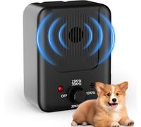 Dispositif anti-aboiement pour chien - Mise à niveau 2026 - Avec 3 modes - Rechargeable - Avec 3 modes - Portée de 50 pieds - Appareil à ultrasons pour l'entraînement des chiens de grande taille