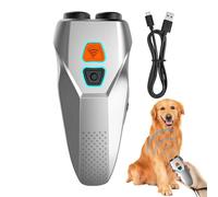 Dispositif anti-aboiement pour chien - Outil de dressage rechargeable pour chien | Éclairage LED pour chiens de petite, moyenne et grande taille, outil de prévention des aboiements pour les voyages