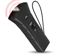 Dispositif anti-aboiement pour chiens, 3 modes, portable, anti-aboiement, 7,6 m, anti-aboiement ultrasonique, LED, contrôle des aboiements intérieur et extérieur pour chiens de petite, moyenne et gran