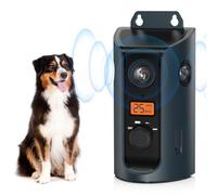 Dispositif anti-aboiement, protection contre les aboiements de 15,2 m, charge solaire, dispositif de dissuasion à ultrasons pour chien 3 en 1, dispositif anti-aboiement à ultrasons portable pour