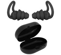 Dispositif Anti-Bruit PINKMOON Nouvelle Version Bouchons d'Oreilles Spirale en Silicone Réutilisables, Souples, avec Réduction du Bruit de 37 Db pour le Sommeil