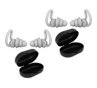 Dispositif Anti-Bruit PINKMOON Nouvelle Version Bouchons d'Oreilles Spirale en Silicone Réutilisables, Souples, avec Réduction du Bruit de 37 Db pour le Sommeil