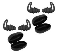 Dispositif Anti-Bruit PINKMOON Nouvelle Version Bouchons d'Oreilles Spirale en Silicone Réutilisables, Souples, avec Réduction du Bruit de 37 Db pour le Sommeil
