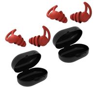 Dispositif Anti-Bruit PINKMOON Nouvelle Version Bouchons d'Oreilles Spirale en Silicone Réutilisables, Souples, avec Réduction du Bruit de 37 Db pour le Sommeil