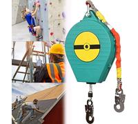 Dispositif Anti Chute a Rappel Automatique, Fall Restraint 3-20m Harnais Securite Anti-Chute Rétractable avec Crochet Autobloquant pour Toiture et D'échafaudage, Charge:150kg(Size:3m)