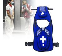 dispositif anti-étouffement, Gilet de premiers secours for adultes, avec protection dorsale, for l'entraînement aux, adapté à l'enseignement des infirmières, rouge(Blue)