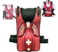 dispositif anti-étouffement, Gilet de simulation d'entraînement, modèle formation aux premiers secours en RCR portable avec suffocation dans le dos for démonstrations pédagogiques, enfant(Adult)